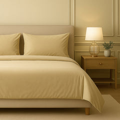 Bed Goals: Cozy Core Buttery Soft Bamboo Blend Sheets – Cooling, Wrinkle-Resistant 4-Piece Set w/ Deep Pockets – Twin, Full, Queen, King, Cal King