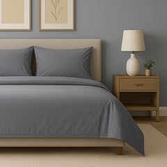 Bed Goals: Cozy Core Buttery Soft Bamboo Blend Sheets – Cooling, Wrinkle-Resistant 4-Piece Set w/ Deep Pockets – Twin, Full, Queen, King, Cal King