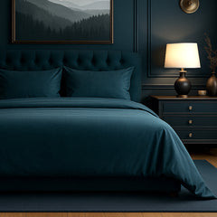 Bed Goals: Cozy Core Buttery Soft Bamboo Blend Sheets – Cooling, Wrinkle-Resistant 4-Piece Set w/ Deep Pockets – Twin, Full, Queen, King, Cal King