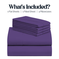 Slay Your Sleep: Cloud-Soft Cooling Bamboo Blend Sheets – 6-Piece Set w/ Deep Pockets – Breathable, All-Season Bedding, No Wrinkles, No Stress, Cozy Vibes Only – Twin, Full, Queen, King, Cal King