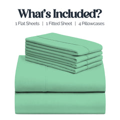 Slay Your Sleep: Cloud-Soft Cooling Bamboo Blend Sheets – 6-Piece Set w/ Deep Pockets – Breathable, All-Season Bedding, No Wrinkles, No Stress, Cozy Vibes Only – Twin, Full, Queen, King, Cal King