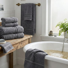 12-Piece Premium Cotton Towel Set – Ultra Soft & Absorbent Bathroom Towels with 4 Bath, 4 Hand & 4 Washcloths – Durable Everyday Luxury Towels