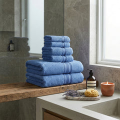 Cozy Home 100% Cotton 6-Piece Towel Set – Ultra Soft & Absorbent Bath, Hand & Washcloth Towels – Quick Dry Luxury Bathroom Towels for Home & Guest Use