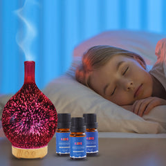 Kids Aromatherapy Essential Oils Set (6-Pack) – Natural Fragrance Oils for Diffusers & Humidifiers, Focus, Calm, Sleep & Relaxation Scents for Bedrooms, Study Spaces & Family Home Use