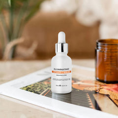 Vitamin C Face Serum with Hyaluronic Acid & Vitamin E – Brightening Hydrating Facial Serum for Dull Skin, Uneven Tone & Daily Skincare, 1 fl oz