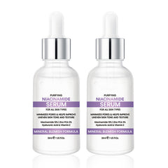 Niacinamide 12% Face Serum with Zinc 2%, Hyaluronic Acid & Vitamin E – Facial Serum for Pore Care, Uneven Skin Tone, Hydration & Smoother-Looking Skin, 1 Fl Oz
