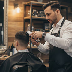 Rechargeable Clipper & Washable Electric Shaver – Wet & Dry Cordless Grooming Tool with Precision Trimmer, Pivoting Head & Stainless Steel Blades