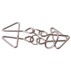 Brain Teasers IQ Metal Puzzle Set – Mind Games & Logic Puzzles for Kids, Teens & Adults, Portable Metal Wire Disentanglement Puzzles for Travel, Learning & Family Fun