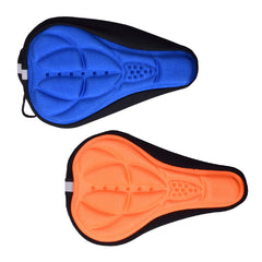 Gel Bike Seat Cushion Cover – Comfort Bicycle Saddle Pad for Road, Mountain & BMX Bikes – Shock Absorbing Soft Seat Cover with Non-Slip Fit & Breathable Design