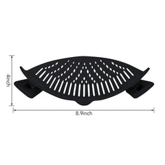 Heat Resistance Easy Snap Silicone Kitchen Strainer (1-Pack or 2-Pack)