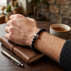Tiger Eye Beaded Bracelet with 2 Random Essential Oils – Natural Stone Stretch Bracelet for Men & Women – 8mm Yellow Tiger Eye Beads Wellness Jewelry