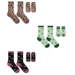 Matching Pet and Owner Socks – 1-Pair or 3-Pairs – Fun Prints, Cozy Fit for You and Your Pup – Small Dog Friendly, Machine Washable