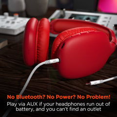 Wireless Bluetooth Over-Ear Headphones – HD Stereo Sound, Deep Bass, Built-In Microphone, Memory Foam Ear Cushions & 10-Hour Battery Life for Music, Calls, Travel & Gaming