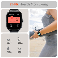 Smartwatch Fitness Tracker with 2.0" HD Display – Bluetooth Calling, Heart Rate, SpO2, Sleep Monitoring, 100+ Sports Modes & Activity Tracker for iPhone & Android