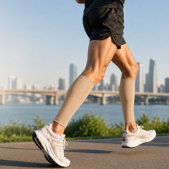 Xtreme Physic Sports Compression Calf Sleeves 2-Pack – 20-30 mmHg Graduated Compression Leg Sleeves for Men & Women, Athletic Calf Support for Running, Recovery, Training & Travel