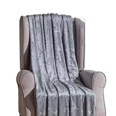 Paris Vibes: Eiffel Tower Embossed Throw Blanket – Ultra Soft Fleece 50" x 60" – Lightweight, Cozy, Hypoallergenic, Machine Washable Couch & Bed Throw