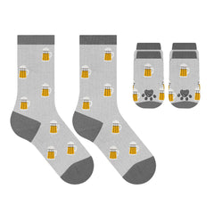 Matching Pet and Owner Socks – 1-Pair or 3-Pairs – Fun Prints, Cozy Fit for You and Your Pup – Small Dog Friendly, Machine Washable