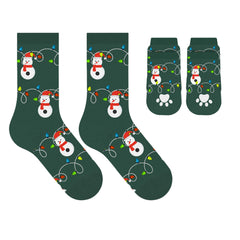 Matching Pet and Owner Socks – 1-Pair or 3-Pairs – Fun Prints, Cozy Fit for You and Your Pup – Small Dog Friendly, Machine Washable