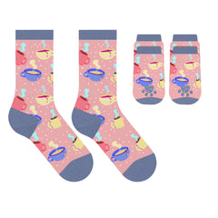 Matching Pet and Owner Socks – 1-Pair or 3-Pairs – Fun Prints, Cozy Fit for You and Your Pup – Small Dog Friendly, Machine Washable