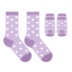 Matching Pet and Owner Socks – 1-Pair or 3-Pairs – Fun Prints, Cozy Fit for You and Your Pup – Small Dog Friendly, Machine Washable