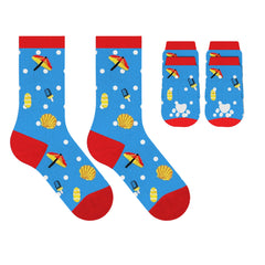 Matching Pet and Owner Socks – 1-Pair or 3-Pairs – Fun Prints, Cozy Fit for You and Your Pup – Small Dog Friendly, Machine Washable