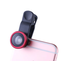 Universal Clip-On 3-in-1 Phone Camera Lens Kit – Wide Angle + 180° Fisheye + Macro Lenses for iPhone & Android – Portable Smartphone Lens Set for Travel, Selfies & Close-Up Shots