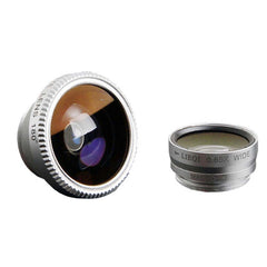 Universal Clip-On 3-in-1 Phone Camera Lens Kit – Wide Angle + 180° Fisheye + Macro Lenses for iPhone & Android – Portable Smartphone Lens Set for Travel, Selfies & Close-Up Shots