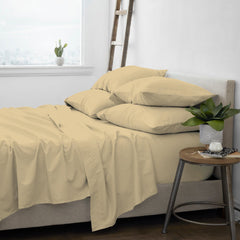 Ultra Soft Bamboo Blend Sheets 2200 TC – Deep Pocket Fit, Cool & Cozy All Year