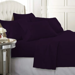 6-Piece: 2200 Series Egyptian Softness Microfiber Sheets – Ultra Soft, Cooling & Deep Pocket