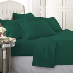 6-Piece: 2200 Series Egyptian Softness Microfiber Sheets – Ultra Soft, Cooling & Deep Pocket