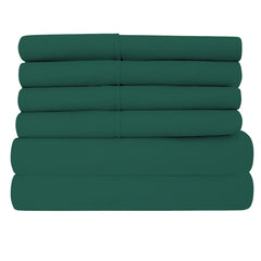 6-Piece: 2200 Series Egyptian Softness Microfiber Sheets – Ultra Soft, Cooling & Deep Pocket