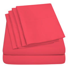 Super Soft Bamboo Blend Bed Sheets – 1800 TC, Cooling Vibe, Deep Pocket Queen Sheet Set for Chill Sleep