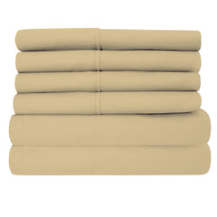 6-Piece: 2200 Series Egyptian Softness Microfiber Sheets – Ultra Soft, Cooling & Deep Pocket