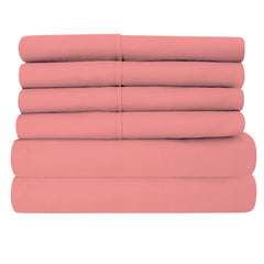 6-Piece: 2200 Series Egyptian Softness Microfiber Sheets – Ultra Soft, Cooling & Deep Pocket
