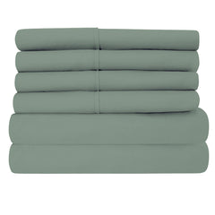 6-Piece: 2200 Series Egyptian Softness Microfiber Sheets – Ultra Soft, Cooling & Deep Pocket