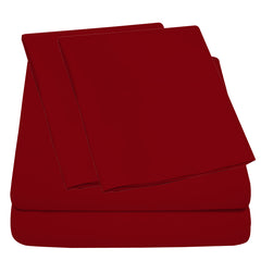 4-Piece: Premium Bamboo Sheets King/Cal King – Super Soft, Deep Pocket Fit