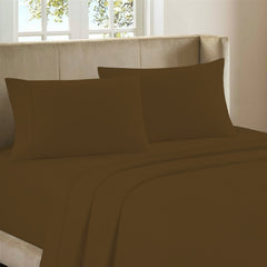 4-Piece: Full Bamboo Sheet Set – Ultra Soft, Breathable & Wrinkle Resistant