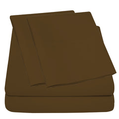 4-Piece: Full Bamboo Sheet Set – Ultra Soft, Breathable & Wrinkle Resistant