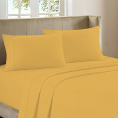 4-Piece: Premium Bamboo Sheets King/Cal King – Super Soft, Deep Pocket Fit