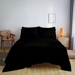 Full Size Bed Sheet Set – 1800 TC Bamboo Blend, Double Brushed, Super Soft & Cooling, Deep Pocket Bedding