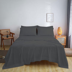 Full Size Bed Sheet Set – 1800 TC Bamboo Blend, Double Brushed, Super Soft & Cooling, Deep Pocket Bedding