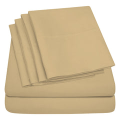 Full Size Bed Sheet Set – 1800 TC Bamboo Blend, Double Brushed, Super Soft & Cooling, Deep Pocket Bedding