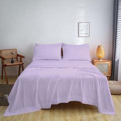 Full Size Bed Sheet Set – 1800 TC Bamboo Blend, Double Brushed, Super Soft & Cooling, Deep Pocket Bedding