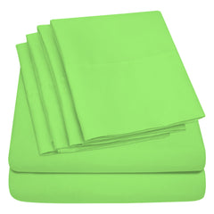 Full Size Bed Sheet Set – 1800 TC Bamboo Blend, Double Brushed, Super Soft & Cooling, Deep Pocket Bedding