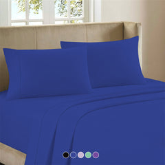 4-Piece: Luxury Bamboo Sheets for Queen Bed – Soft, Cool & Easy Care