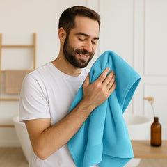8-Piece 100% Cotton Towel Set – Ultra-Soft, Absorbent & Fade-Resistant Bath Towels | Includes Bath, Hand & Wash Towels – Hotel Spa Quality for Home, Dorm, or Guest Use
