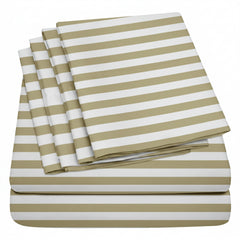 Lightweight Microfiber Bed Sheet Set – 6-Piece Ultra-Soft Wrinkle-Free Sheets with Deep Pockets & Pillowcases – Full, Queen, King & California King