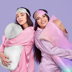 5-Piece Satin Sleep Set – Pillowcase, Eye Mask & 3 Scrunchies – Silky Soft for Skin & Hair, Frizz Control, Beauty Sleep Essential – Anti-Breakage & Light Blocking