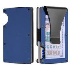1 or 2-Pack: RFID Blocking Slim Credit Card Holder Wallet for Men – Minimalist, Scratch-Resistant, with Removable Money Clip | Modern, Durable, Everyday Carry