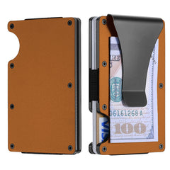 1 or 2-Pack: RFID Blocking Slim Credit Card Holder Wallet for Men – Minimalist, Scratch-Resistant, with Removable Money Clip | Modern, Durable, Everyday Carry